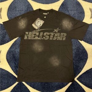 Hellstar Gel Logo Black T-Shirt Men’s Size Large